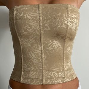 Tan corset